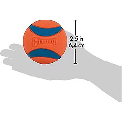 Jouet Pour Chien Ultra Ball, Balle Pour Chien Flottante En Caoutchouc Durable À Rebond Élevé, Jouet Compatible Avec Le Lanceur Pour Chiens, Moyen (paquet De 2)