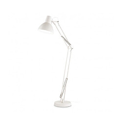 Ideal Lux Lampe de bureau Wally Métal blanc mat 1 ampoule 160cm