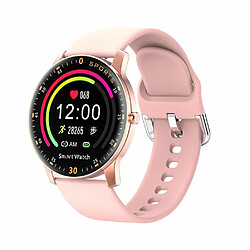 Chrono Fitness Tracker Smartwatches Podomètre Montre, Écran couleur tactile complet Tracker d'activité portable Compteur de pas Moniteur de sommeil pour enfants Femmes Hommes( Rose)