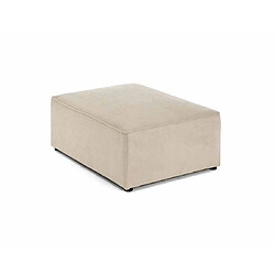 Bestmobilier Topaze - pouf - en tissu