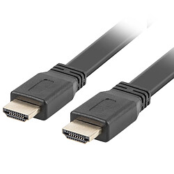 Câble vidéo plat HDMI-A mâle 2.0 4K Lanberg 3m