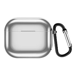 Coque en TPU antichoc avec porte-clés argent pour votre Apple Airpods 3