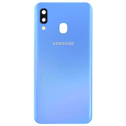 Avizar Cache batterie Samsung Galaxy A40 Façade arrière de remplacement bleu