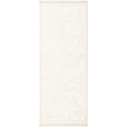 Vidal Tapis de couloir en laine 206x79 beige Darya