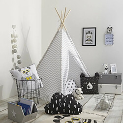 Avis Atmosphera, Createur D'Interieur Tipi déco enfant - Gris - Atmosphera