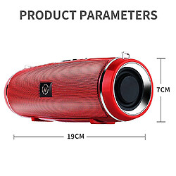 Avis Universal Haut-parleurs Bluetooth portables Subwoofer Bass Deep Bass sans fil et imperméable parfait pour Partie