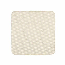 Berilo Tapis de Douche Antidérapant Beige PVC 53 x 52,5 x 1 cm (6 Unités)