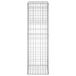 Avis vidaXL Poteau à panier de gabion 40x40x140 cm Fer