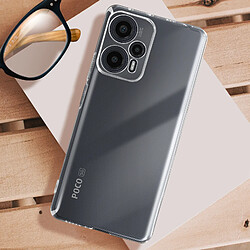 Avis Avizar Coque pour Xiaomi Poco F5 Souple Caméra Protégé Classic Case Transparent