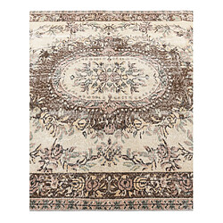 Vidal Tapis de laine 264x170 beige Ultra Vintage pas cher