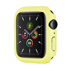 Coque en TPU caoutchouté, jaune pour votre Apple Watch Series 7 41mm