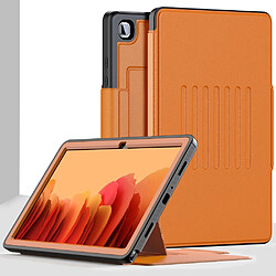 Coque en TPU + acrylique nouvelle fonction de veille et de réveil automatique marron pour votre Samsung Galaxy Tab A7 10.4 (2020) T500/T505