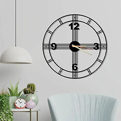 Acheter DEKORY Contemporain Horloge Murale en Métal 50cm