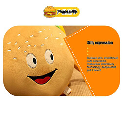 Universal 45 cm Simulation Hamburger Doll Skin Friendly Migne Hamburger Cadeaux en peluche | Oreillers en peluche