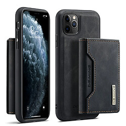 Dg.Ming Etui en PU + TPU anti-chute, magnétique hybride noir pour votre Apple iPhone 11 Pro 5.8 pouces