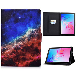 Etui en PU anti-chocs avec support pour Huawei Enjoy Tablet 2 10.1/MatePad T 10S 10.1 pouces/T 10/Honor Pad 6 10.1-pouces/X6 9.7 pouces - ciel étoilé