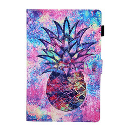 Etui en PU + TPU impression de modèle avec support ananas pour votre Samsung Galaxy Tab S5e SM-T720