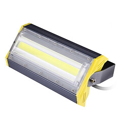 Wewoo Projecteur LED blanc 50W 5000LM IP65 étanche boîtier en aluminium COB linéaire lampe de projecteur, AC 85-256V chaud