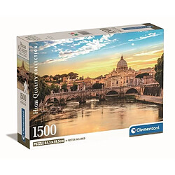 Clementoni - 1500p Rome - 59,2 x 84,3 cm - Avec poster