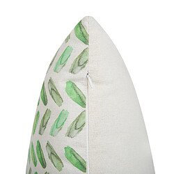 Acheter Beliani Coussin PRUNUS 45 x 45 cm Abstrait Vert