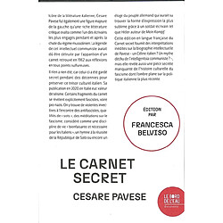 Cesare Pavese : le carnet secret - Occasion