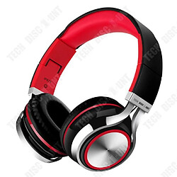 Tech Discount TD® Casque Pliant Contrôle de Ligne Jeu Mobile Écouter des Chansons Caisson de Basses Casque Filaire Confortable et Léger