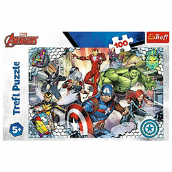 Acheter Trefl The, Famous Avengers 100 éléments-Casse-tête coloré avec Les Super-héros de Marvel, Disney, Divertissement créatif, pour Les Enfants à partir de 5 Ans. Puzzle, 16454, Taille Unique