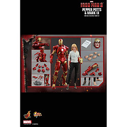 Hot Toys MMS311 - Marvel Comics - Iron Man 3 - Pepper Potts & Iron Man Mark 9