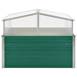 Avis Helloshop26 Serre 100 x 100 x 77 cm acier galvanisé vert 02_0001739