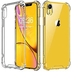 Universal Étui à l'épreuve des chocs pour Apple iPhone XR - Couverture de boîtier en gel TPU transparent Protection de silicone souple