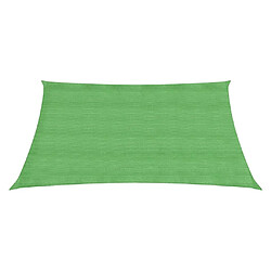 Maison Chic Voile d'ombrage | Voile de parasol | Toile d'ombrage 160 g/m² Vert clair 4/5x3 m PEHD -MN72945