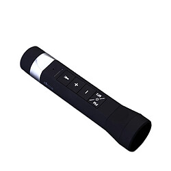 Universal Bicyclette portable Bluetooth haut-parleur de sport en plein air haut-parleurs Power Bank Flashlight Haut-parleur sans fil Subwoofer stéréo pour vélo | Haut-parleur Bluetooth | Haut-parleur Bluetooth sans fil Bluetooth LED (noir)