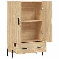 Acheter vidaXL Buffet haut chêne sonoma 69,5x31x115 cm bois d'ingénierie