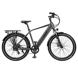 None TESWAY Vélo électrique, moteur 250 W, batterie 48 V 12 Ah, pneus 27,5 x 2,4 pouces, 25 km/h, autonomie 65 km- Gris