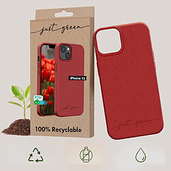 Avis BIGBEN Coque iPhone 13 Natura Rouge - Eco-conçue Just Green