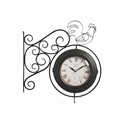 Aubry Gaspard Horloge murale coq double face. Horloge murale coq double face