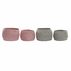 Set de basket DKD Home Decor Coton (2 pcs)