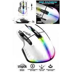 Souris PRO GAMING Spirit of Gamer PRO-M5 RGB Gaming & Multimédia 8 BOUTONS LED RGB 8G 12800DPI