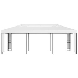 Maison Chic Tonnelle | Pergola avec toit double 3x6 m Blanc -GKD87132