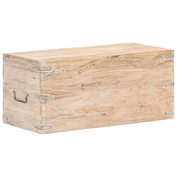 Acheter vidaXL Coffre 90x40x40 cm Bois d'acacia solide