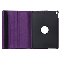 Acheter Wewoo Coque Violet pour iPad Pro 10.5 pouces Litchi Texture 360 degrés Spin Multi-fonction Horizontal Flip en cuir Housse de protection avec support