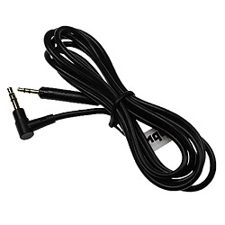 vhbw Câble audio AUX compatible avec AKG K840, K840KL, K845, K845BT, N90, N90Q, Y40 casque - Avec prise jack 3,5 mm, noir