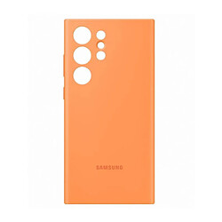 Coque en silicone pour Samsung Galaxy S23 Ultra 5G Orange Abricot