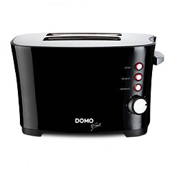 Domo GRILL PAIN NOIR Design à Deux fentes 850W Tiroir ramasse miettes réchauffage, décongélation, Idées cadeaux