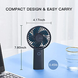 Universal Mini ventilateur portable pour enfants soufflant 5000mAh Silent USB rechargeable pour la page d'accueil 3 vitesses puissant ventilateur à main éolienne | Fan