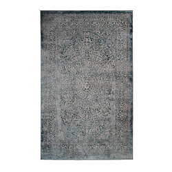 Thedecofactory BORGES ROSACE - Tapis graphique effet rosace gris 160x230