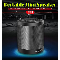 Universal Haut-parleur Bluetooth sans fil et lecteur MP3 de musique portable, subwoofer métallique géant | haut-parleur d'étagère (noir)