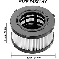 Avis 3 paquets de filtres HEPA compatibles pour Dewalt DC5151H pour DEWALT DC515, DCV517 aspirateur humide/sec d'un demi Gallon