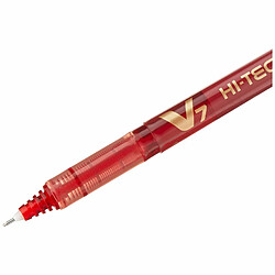 Crayon Roller Pilot V7 Rouge 0,5 mm (12 Unités) pas cher