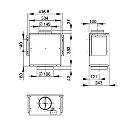 Moteur 820m3/h pour hotte - 6301028 - ROBLIN